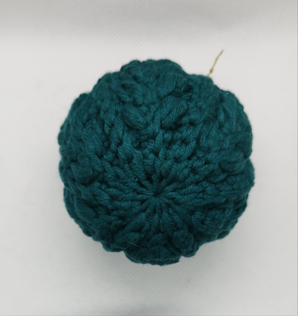 Green christmas bauble
