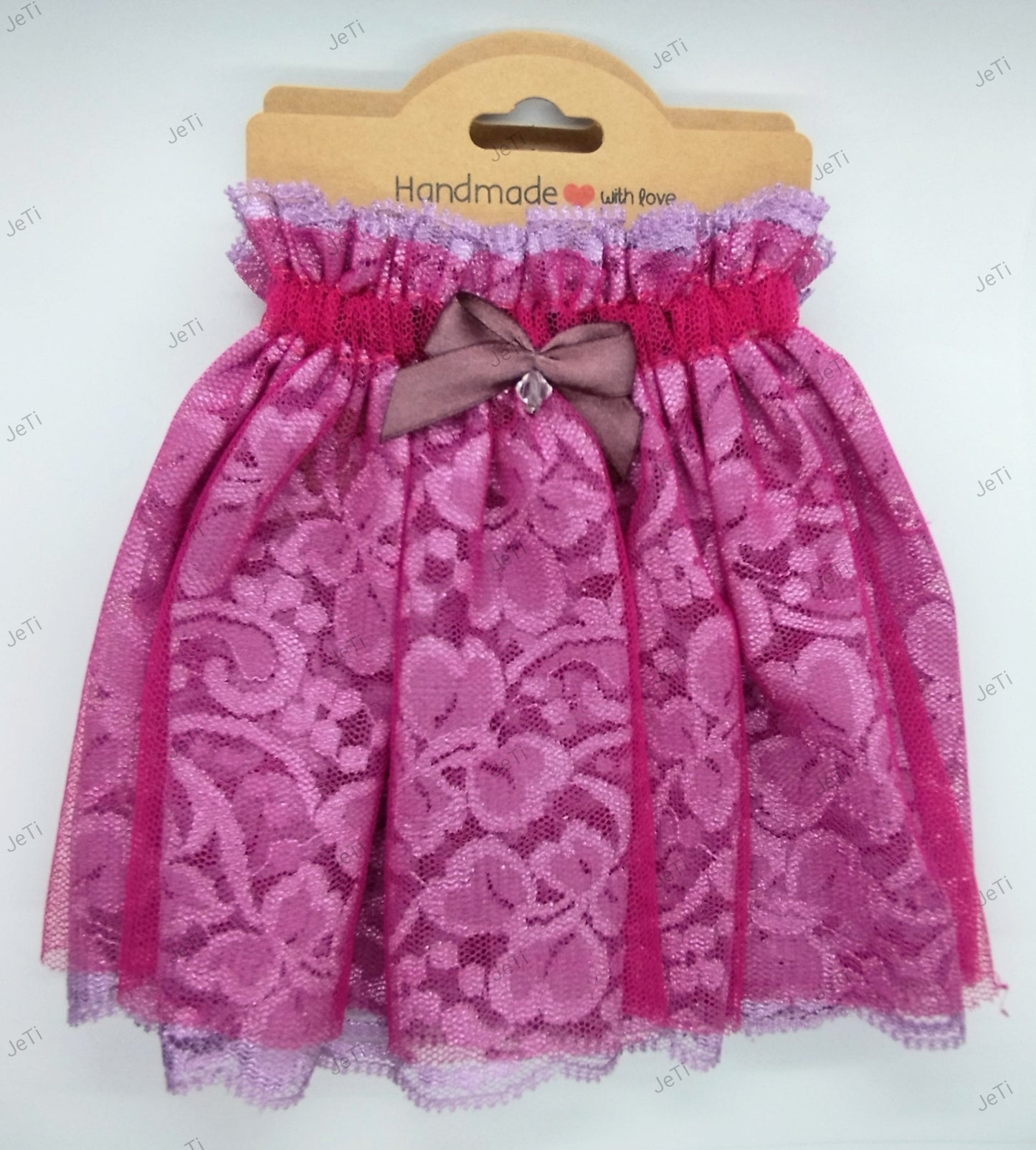 Magenta dream lace cuffs