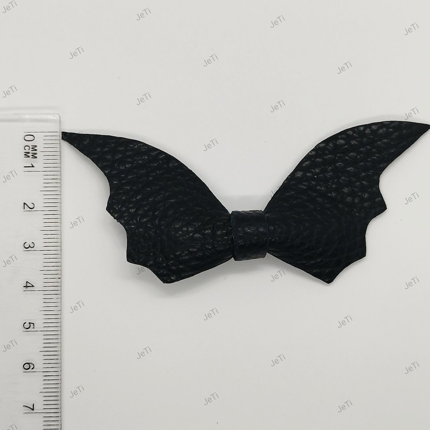 Leather bat hair bows