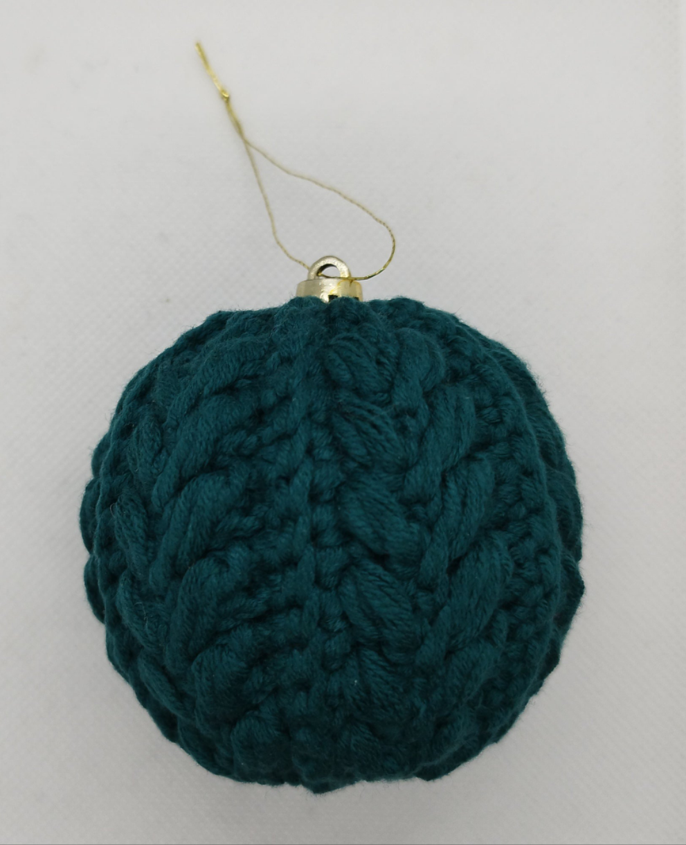 Green christmas bauble
