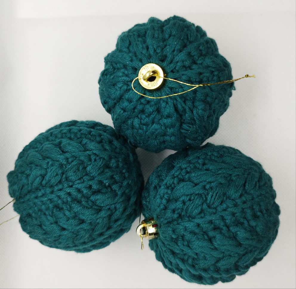 Green christmas bauble