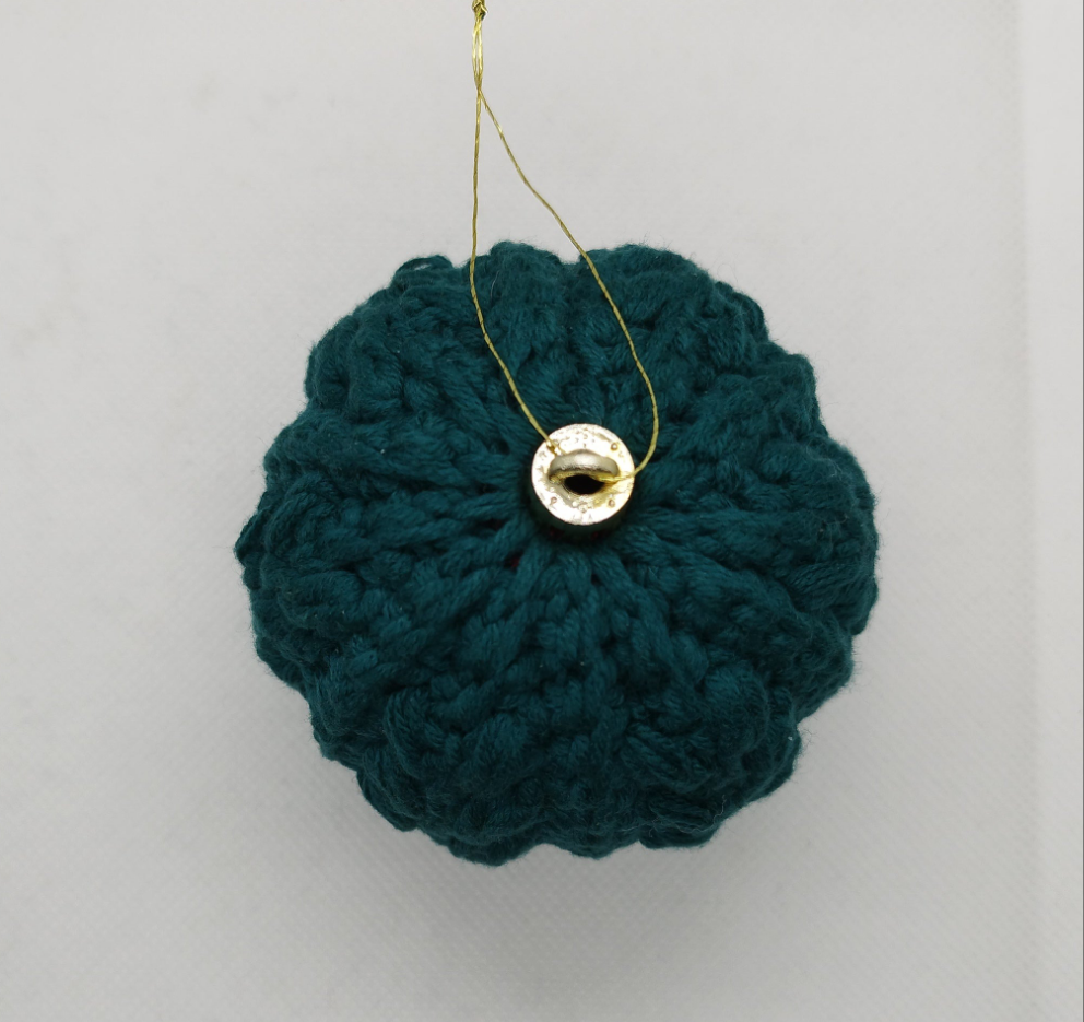 Green christmas bauble
