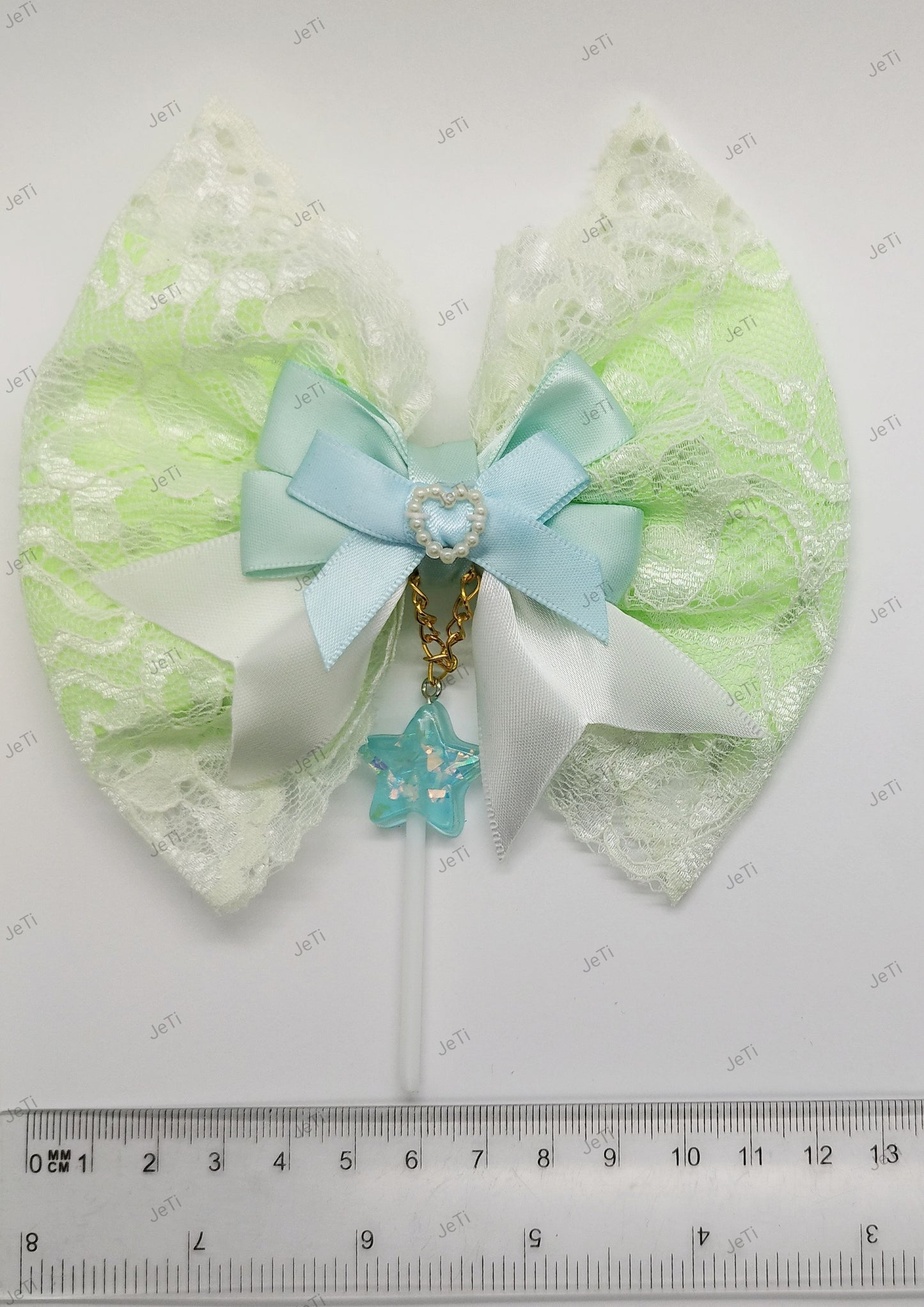 Mint lace hairclip
