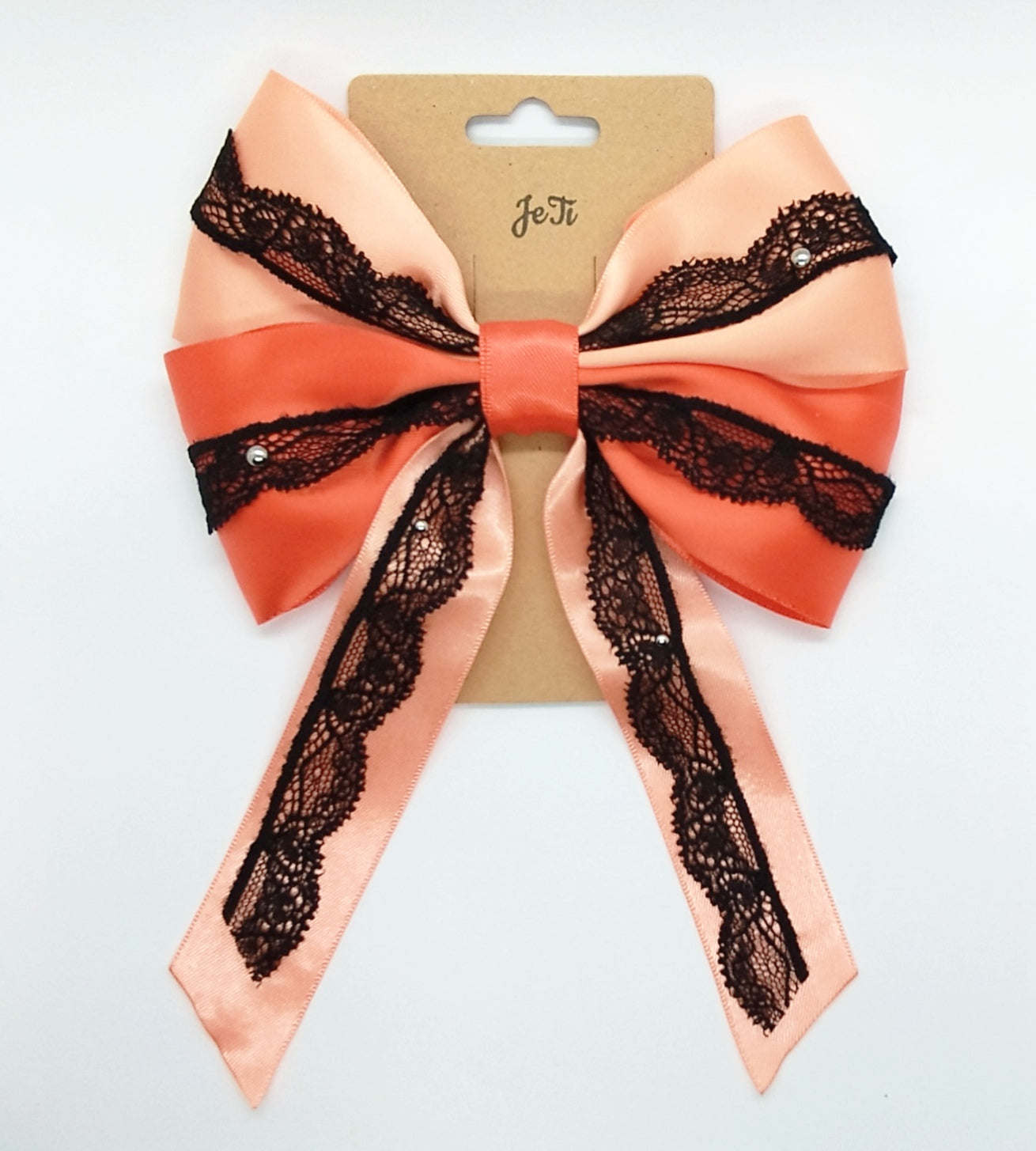 Lace and ribbon hairclip