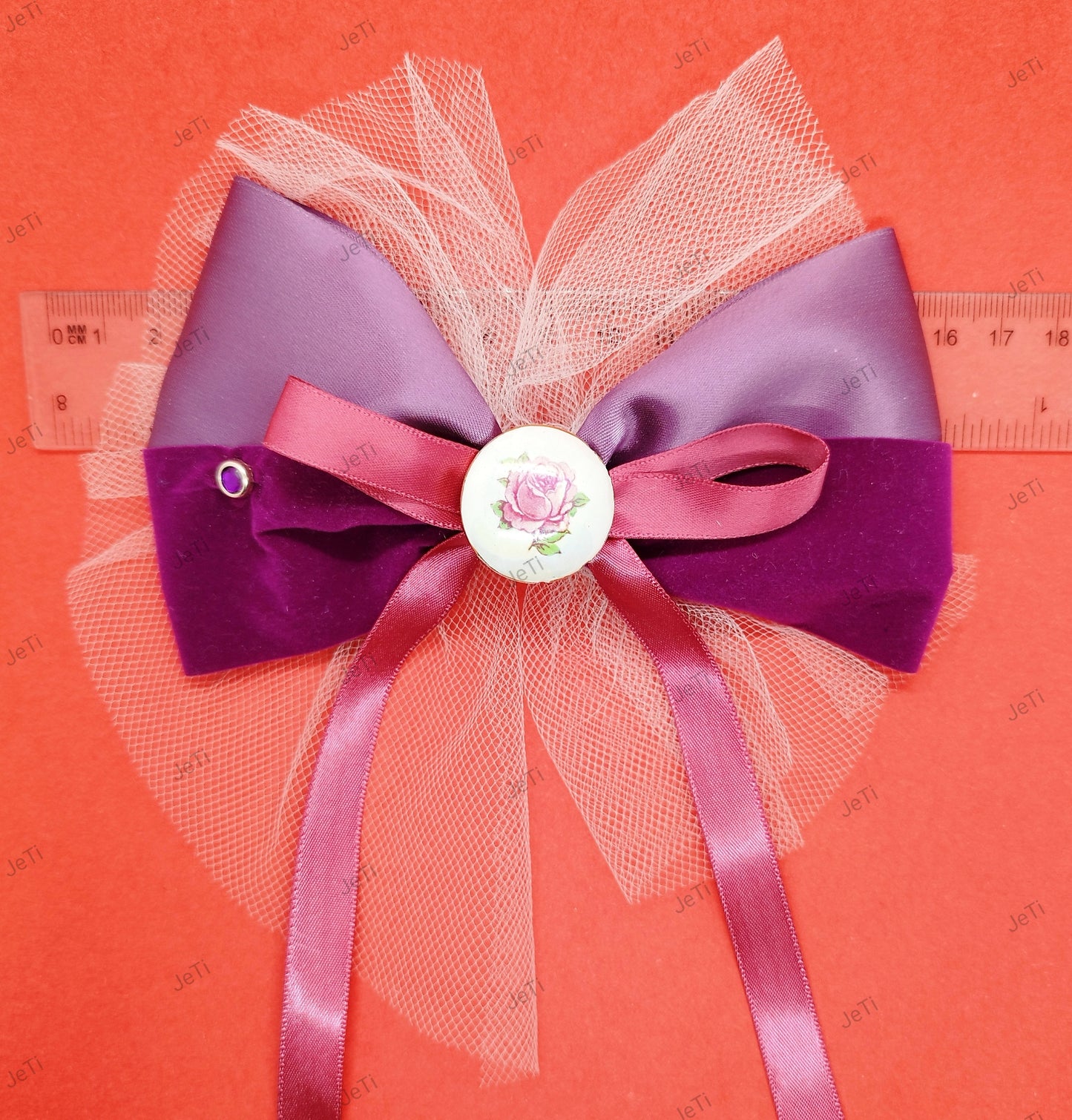 Vintage rose hairclip