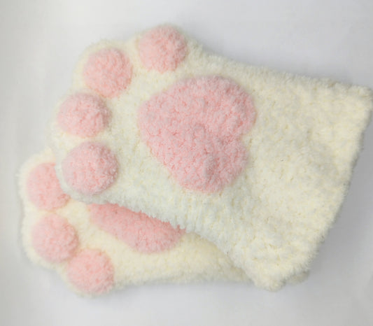 Paw Fingerless Gloves
