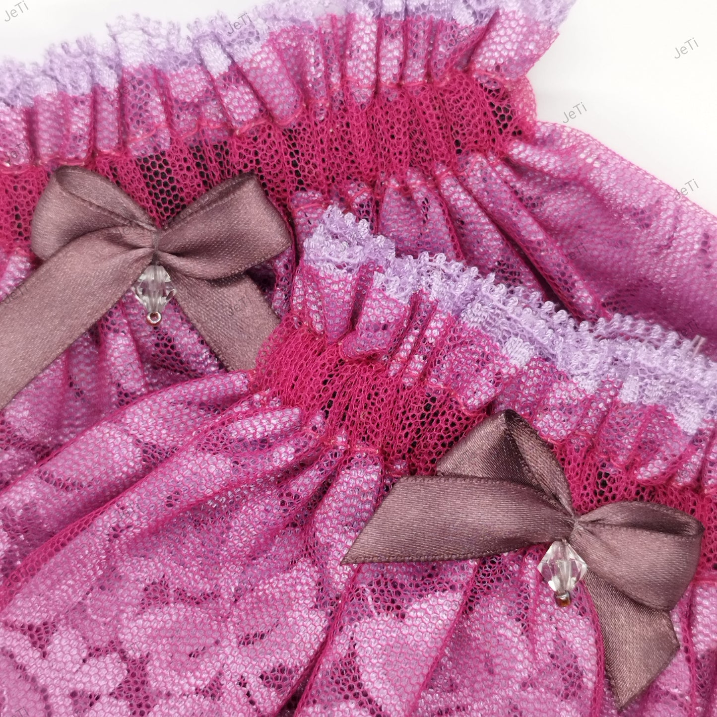 Magenta dream lace cuffs