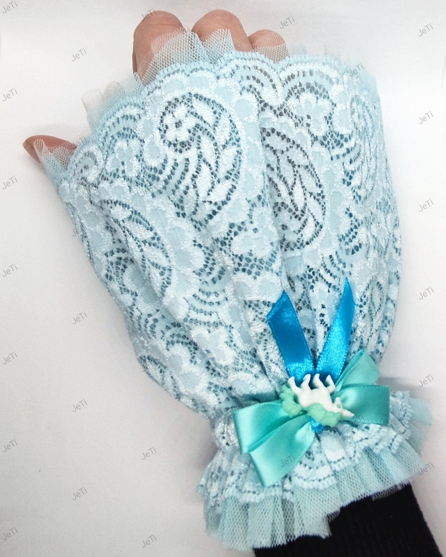 Winter wonderland lace cuffs