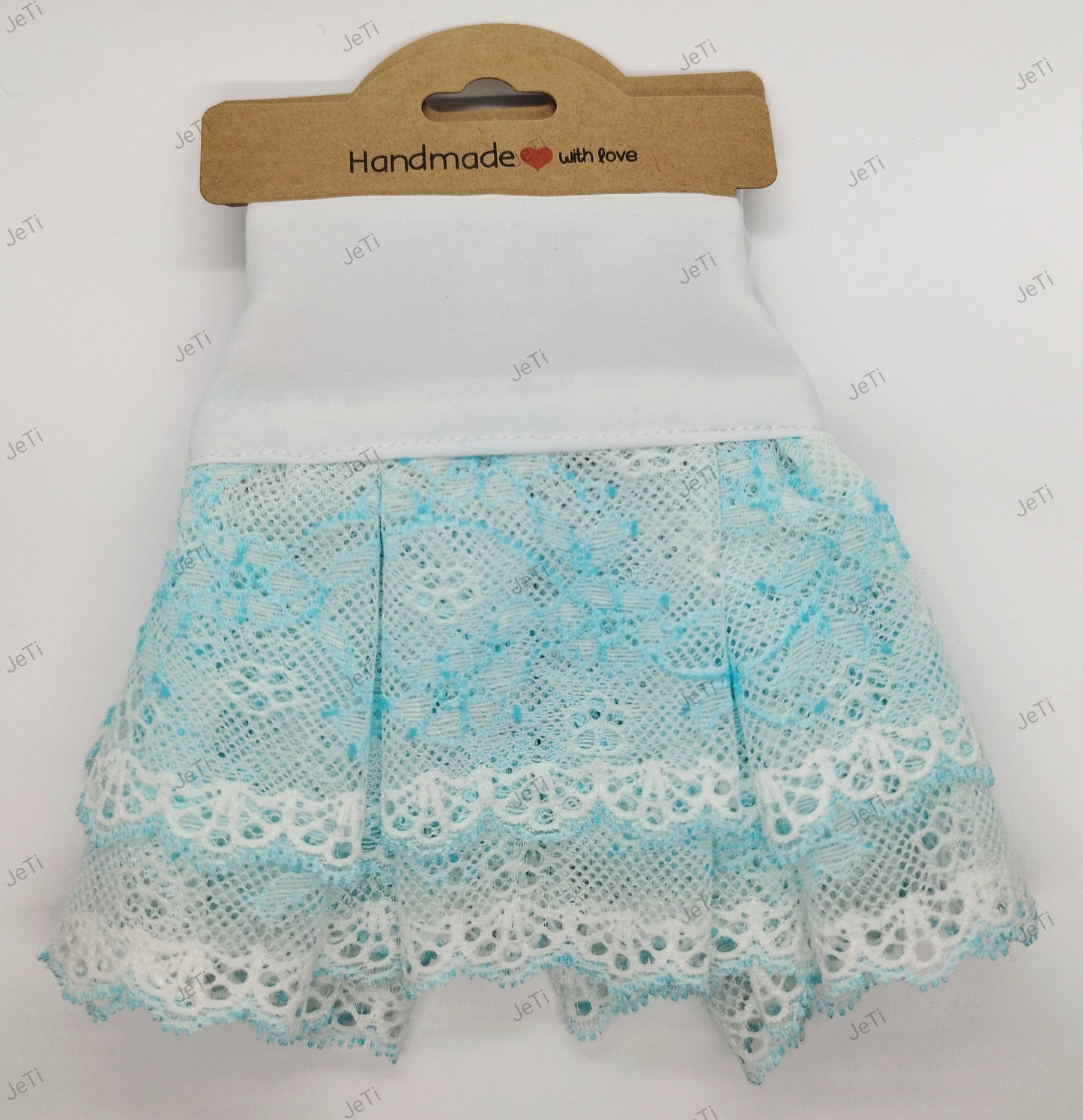 Blue Daisy lace cuffs