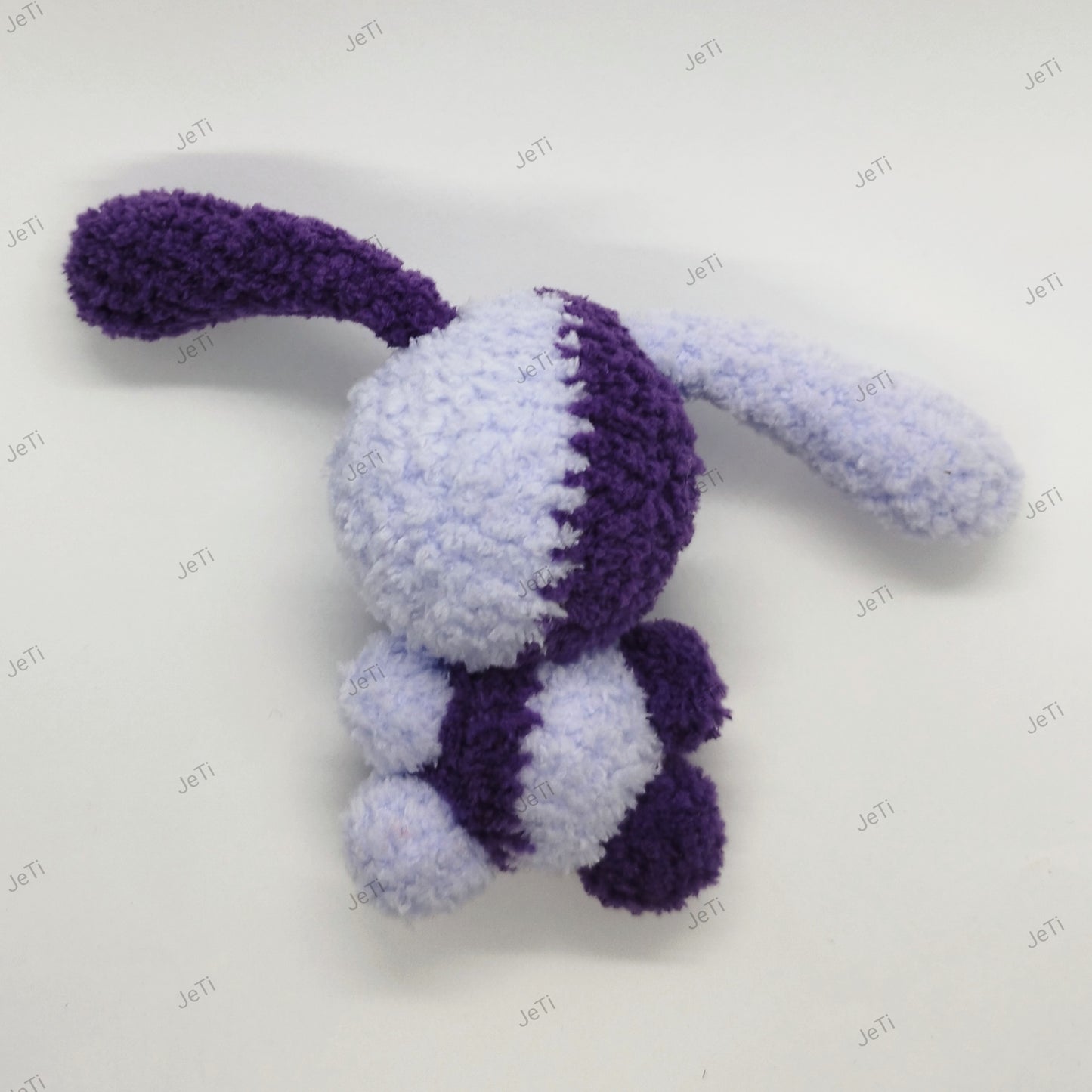 Tiny purple double bunny