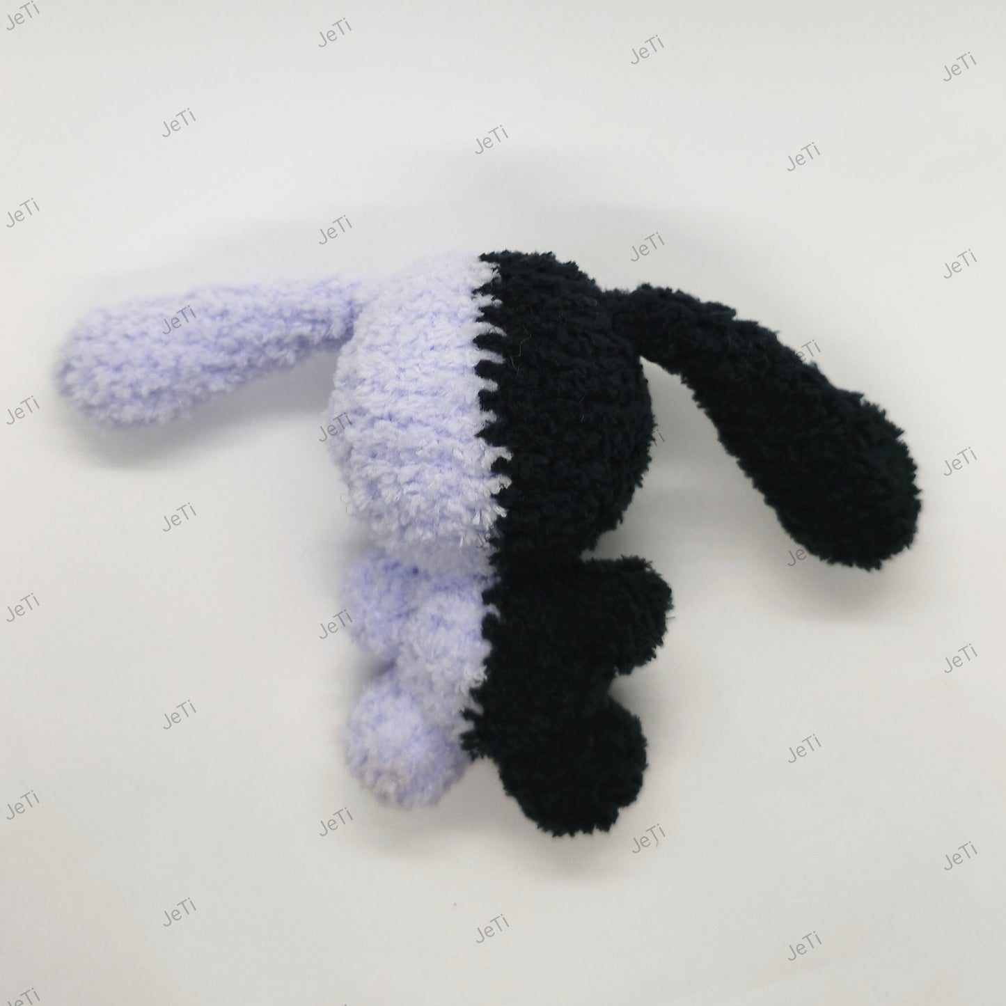 Tiny lilac/black double bunny