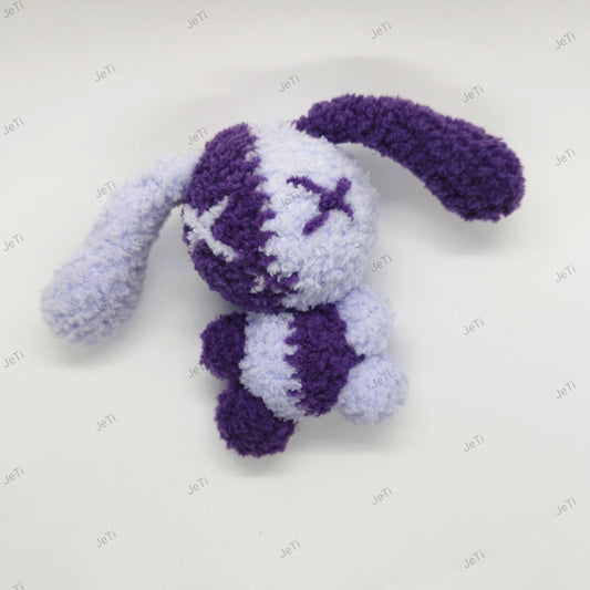 Tiny purple double bunny
