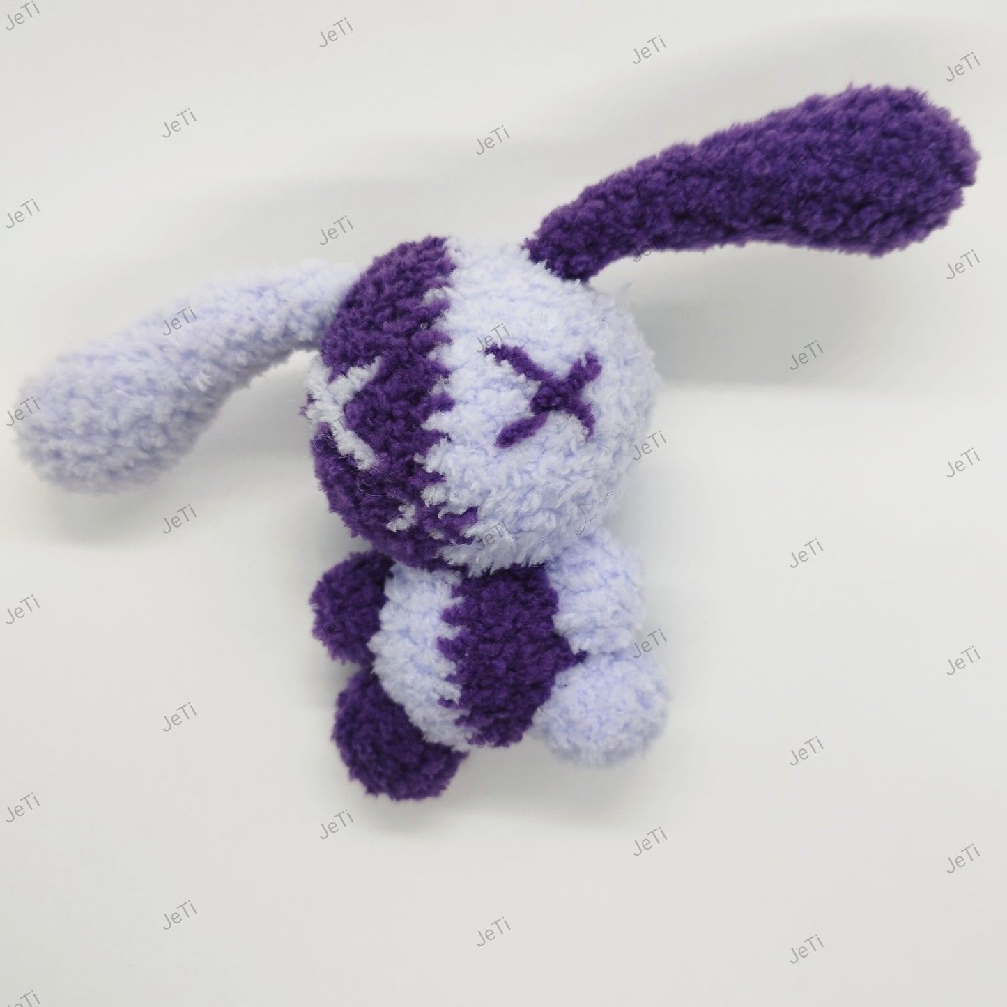Tiny purple double bunny