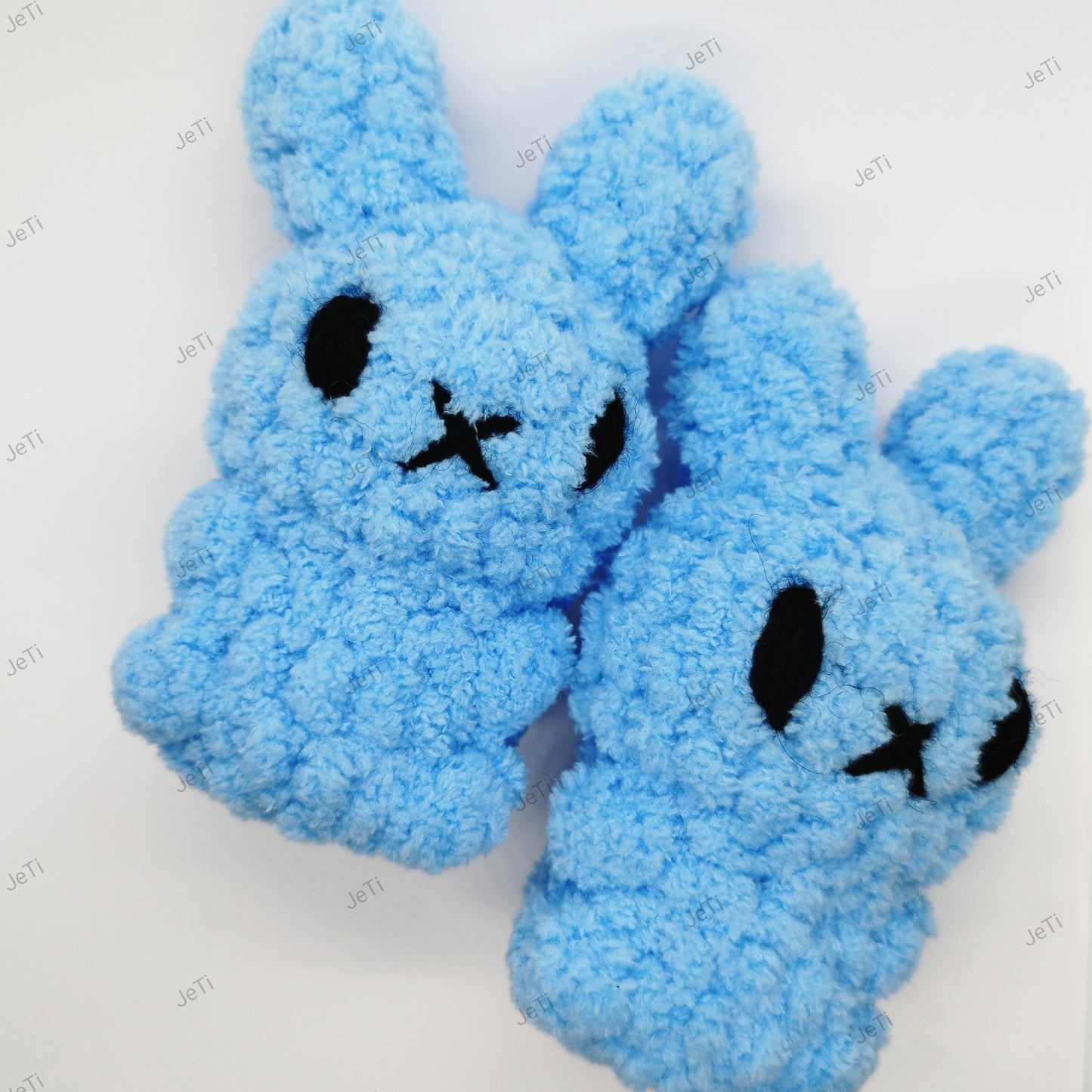 Crocheted Blue Bunny