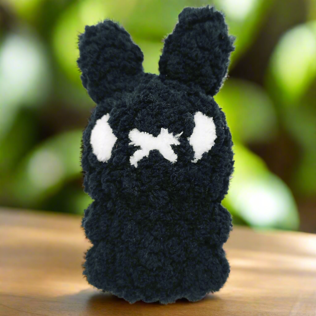 Black Crocheted bunny